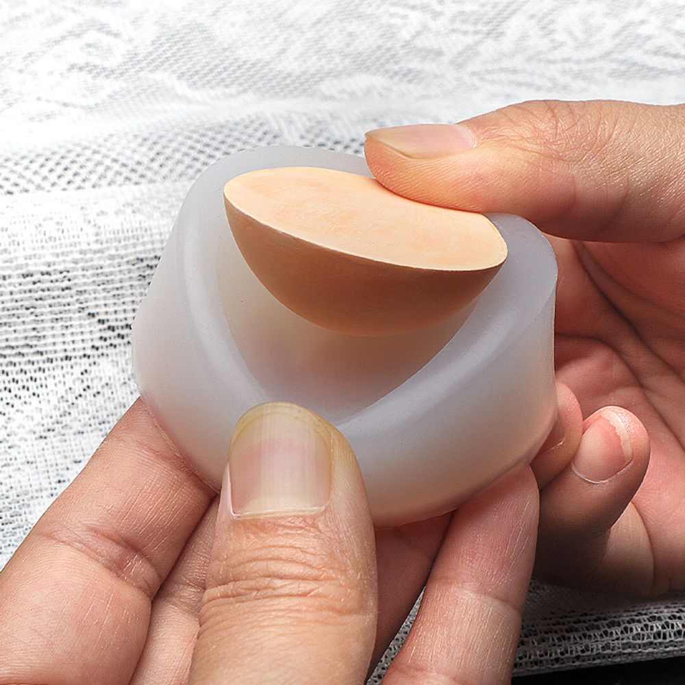 Khuôn Silicone Tạo Hình Đầu Búp Bê 3D Trang Trí Bánh