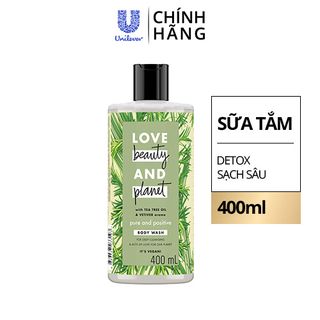 Sữa tắm love beauty & planet sạch sâu lưu hương thanh mát pure and - ảnh sản phẩm 2