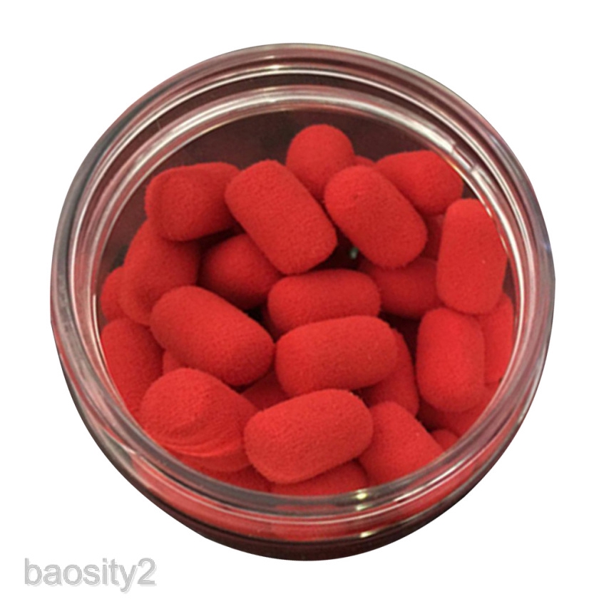 8x12mm Floating Balls Artificial Carp Baits Lure Hair Rig Strawberry Flavor