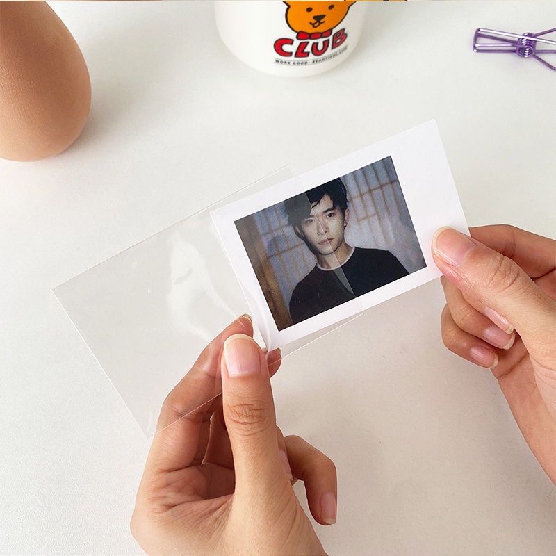 Vỏ Bọc Thẻ Trong Suốt Bằng Nhựa Chống Nước A7 10×7Cm