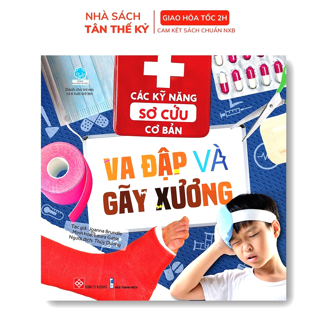 Sách - Các kỹ năng sơ cứu cơ bản - Bộ 4 quyển, lẻ tùy chọn