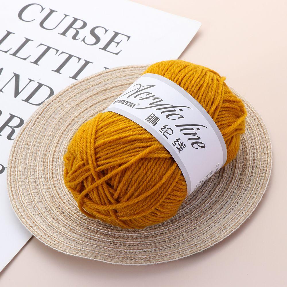 ZAIJIE Thick Bamboo Cotton Hand Knitting Crochet Knitting Wool Yarn DIY Crafts Sweater Scarf Warm Soft Sofa Cushion Hand-woven