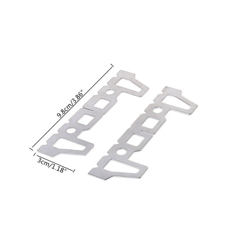 Bếp cồn mini hình chữ thập bằng thép không gỉ tiện dụng cho dã ngoại du lịch