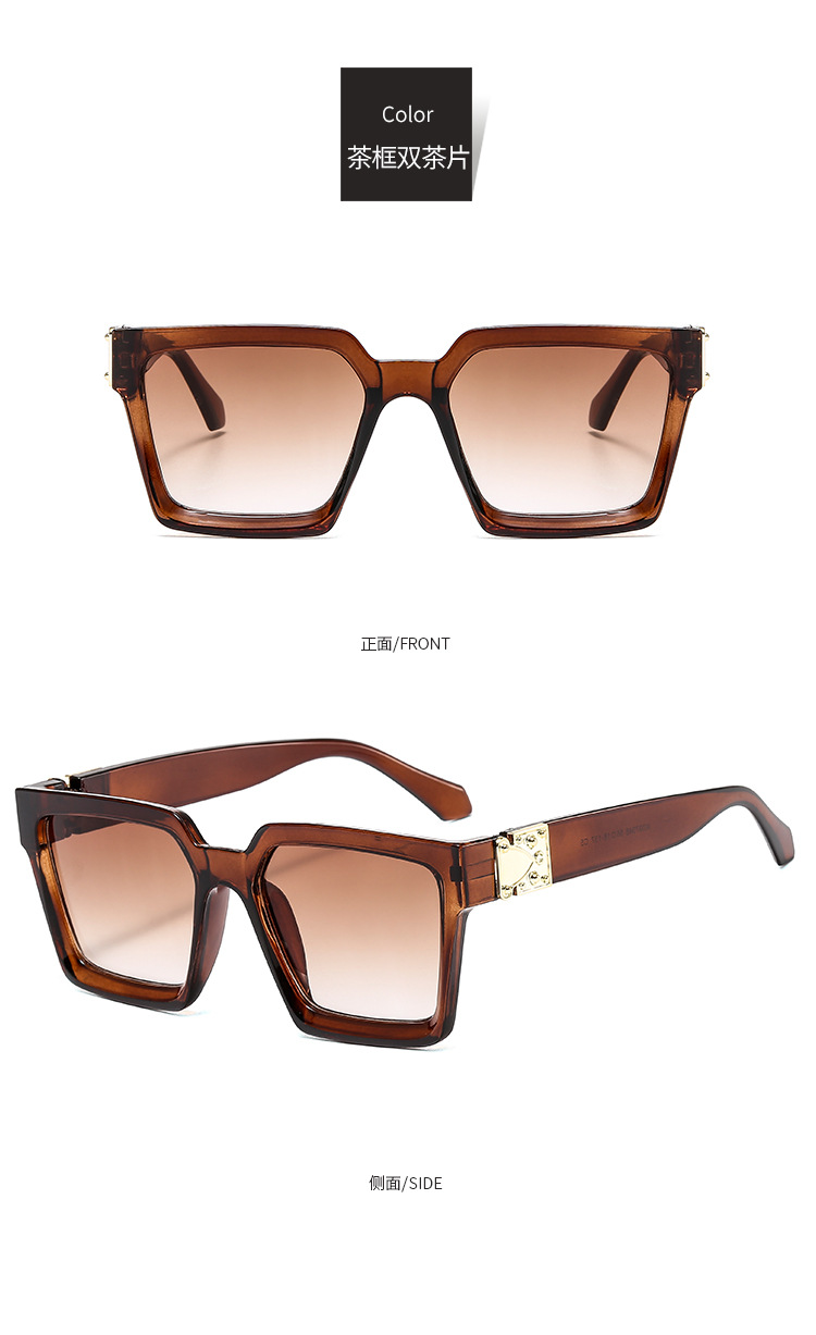 Kính Mát Gọng Vuông cỡ lớn Chống Tia Uv Thời Trang Cho Nữ | BigBuy360 - bigbuy360.vn