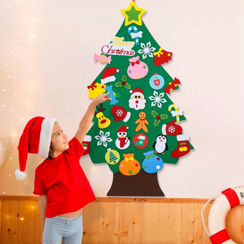 Đồ Chơi Lắp Ghép Hình Cây Thông Hoạt Hình Sáng Tạo Vui Nhộn Có Thể Tháo Rời Cho Trẻ Em / Tiệc Giáng Sinh /