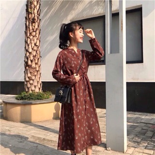 ORDER Váy hoa nhí vintage cổ tàu - 4 màu
