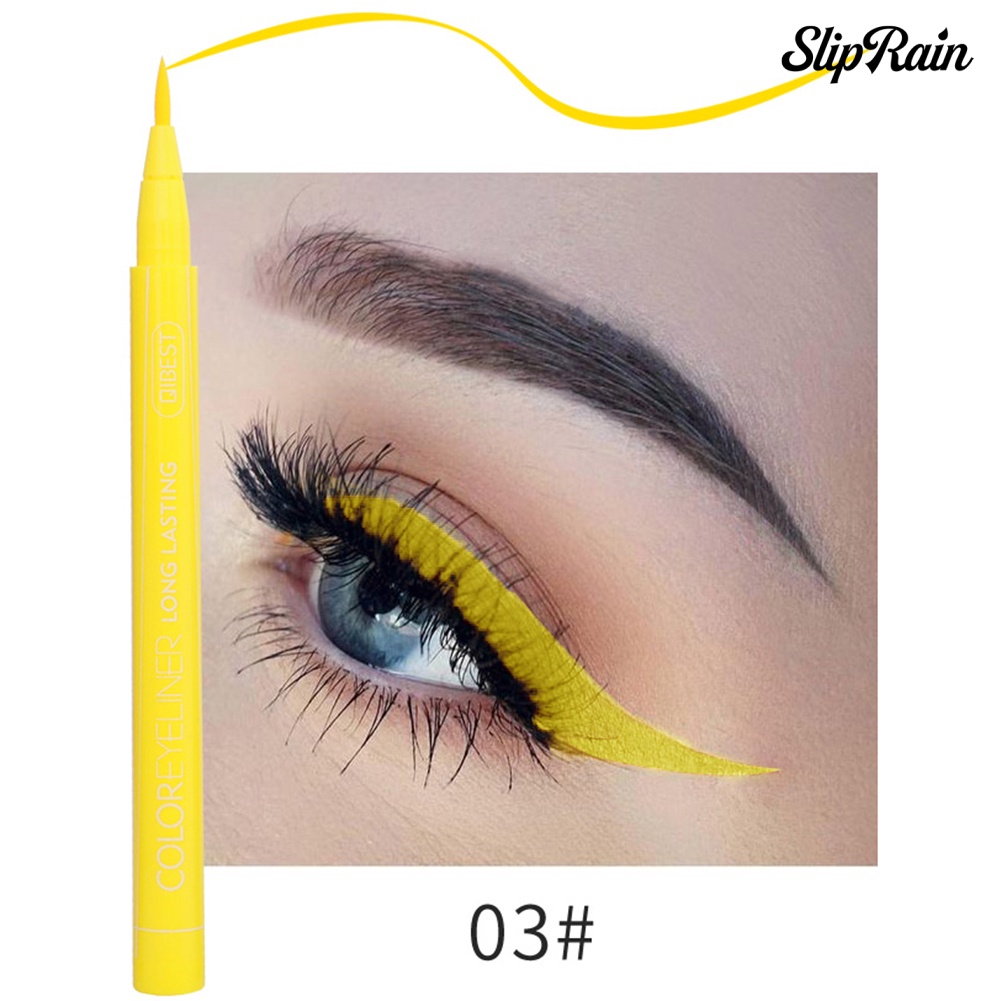 (Hàng Mới Về) Bút Kẻ Mắt Qibest 12 Màu Tùy Chọn Nhanh Khô Không Nhòe Tiện Dụng | BigBuy360 - bigbuy360.vn