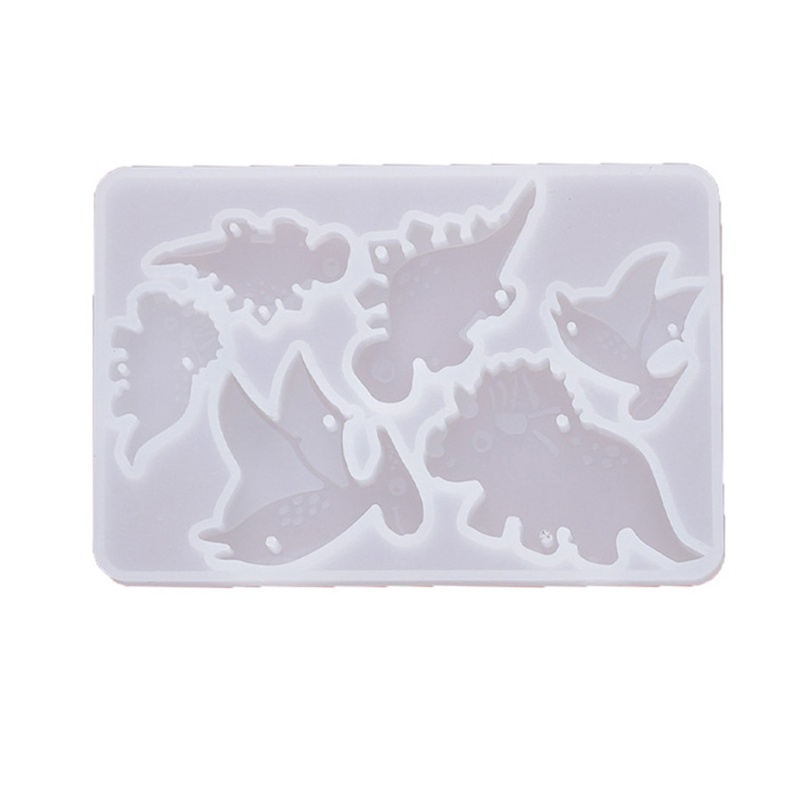 Khuôn Silicone Làm Chuông Gió / Khủng Long Bằng Epoxy Resin Treo Trang Trí