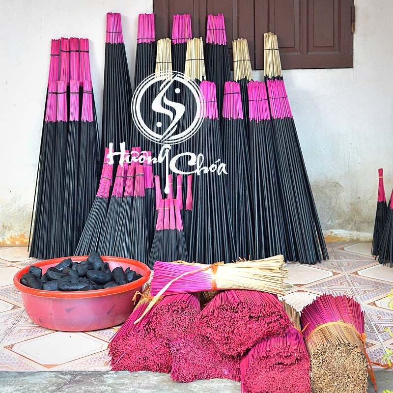 Nhang Đen Làng Chóa  - Nhang sạch cổ truyền/ 1 Bó 100 NÉN-