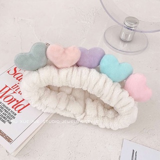 băng đô rửa mặt hình trái tim