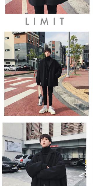 [HÀNG CHUẨN] ÁO KHOÁC DẠ BLAZER NAM PHONG CÁCH HÀN QUỐC | BigBuy360 - bigbuy360.vn