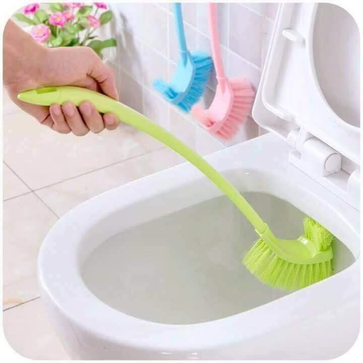 Bộ chổi cọ toilet 2 đầu siêu sạch