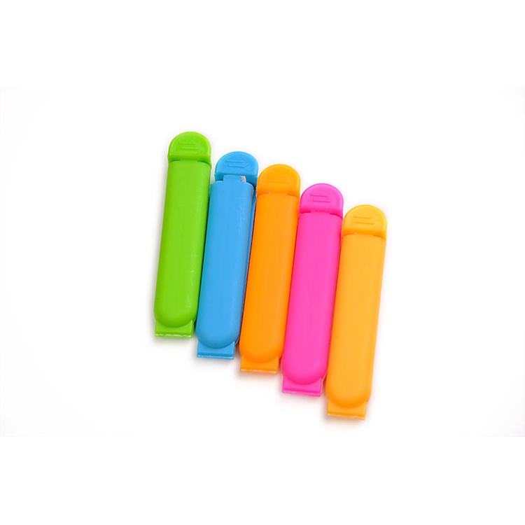 5 Kẹp Nhựa, Niêm Phong Túi Đồ Ăn, Thực Phẩm Tiện Lợi, Miệng Túi Kín Khí !00%, Bảo Vệ An Toàn Thực Phẩm