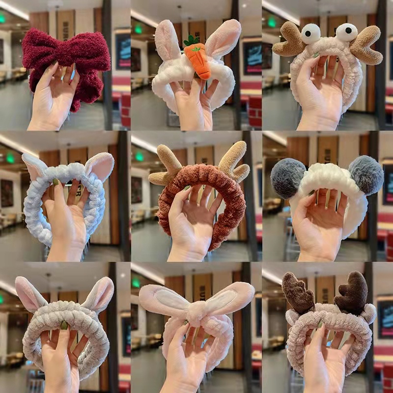 băng đô băng đô tóc băng đô rửa mặt băng đô cài tóc rửa mặt  băng đô cài tóc Băng Đô Cài Tóc Phủ Lông Phong Cách Hàn Quốc Dễ Thương Thời Trang 2023