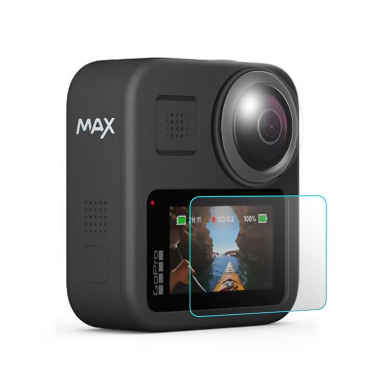 1 bộ kính cường lực bảo vệ ống kính máy ảnh thể thao GoPro Max | BigBuy360 - bigbuy360.vn