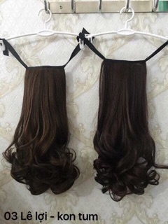 Tóc cột xoăn lửng 40cm