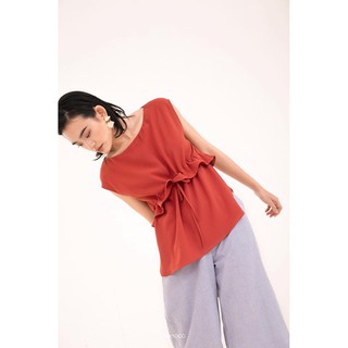 [MOMOCO] Áo nữ sát nách thắt eo 3631