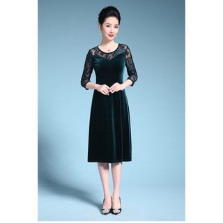 đầm trung niên cao cấp (nhung)