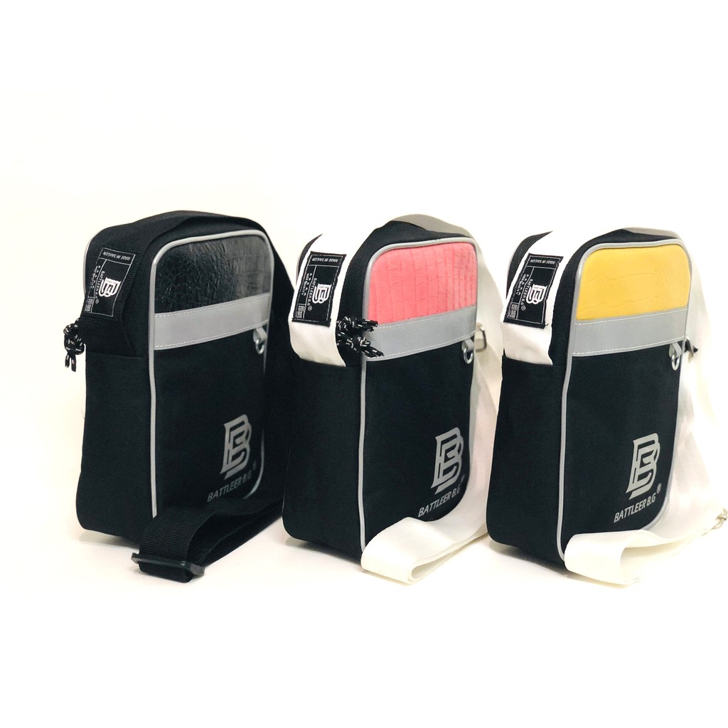 Túi đeo BATTLE ER B.G BB Phối Da Unisex Streetwear Bag