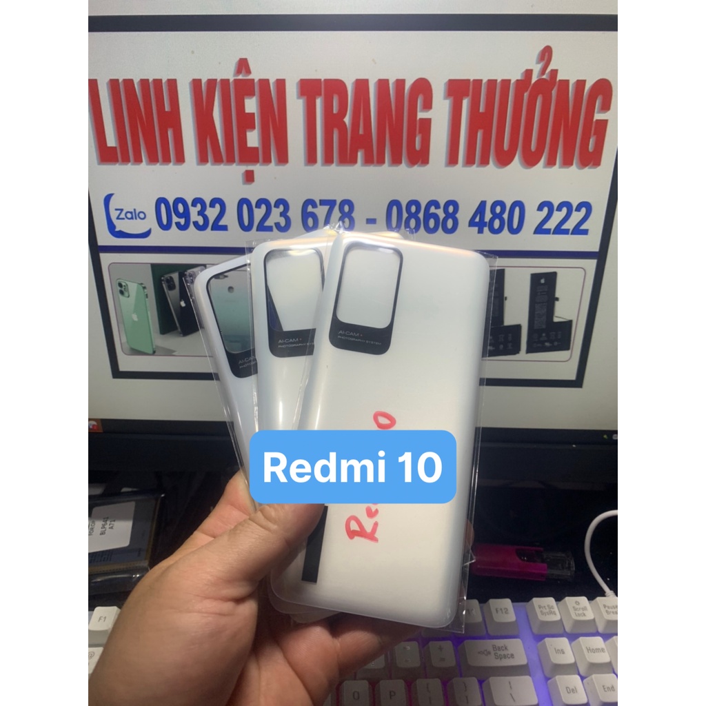 Miếng lưng vỏ điện thoại redmi 10 - Xiaomi / hàng zin