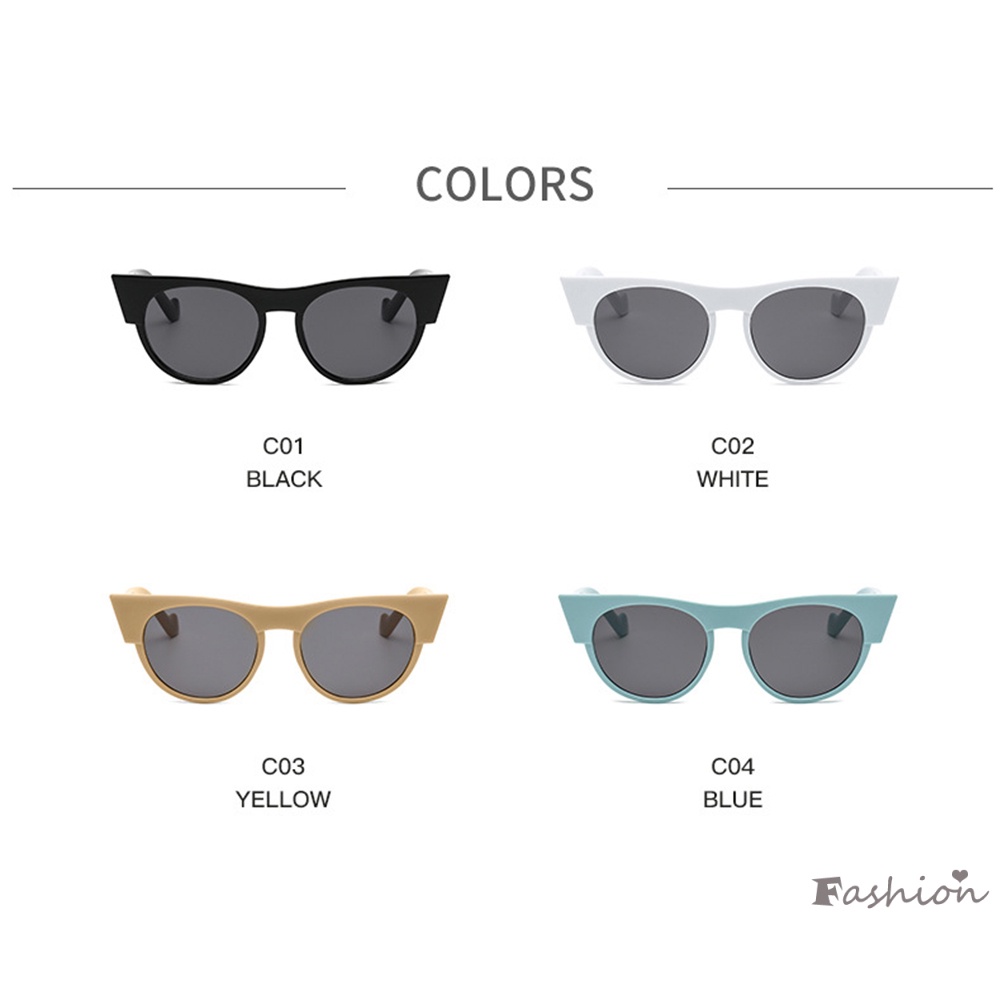 Kính Mát Gọng PC Dày Chống Lóa Hình Oval Dùng Làm Đạo Cụ Chụp Ảnh Cho Nữ UV400