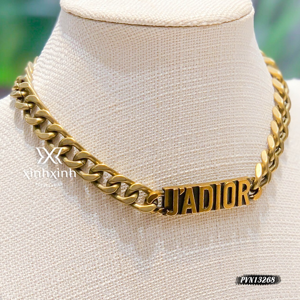 Vòng cổ , dây chuyền nữ JR viền tròn xoắn đồng - Xinh Xinh Accessories