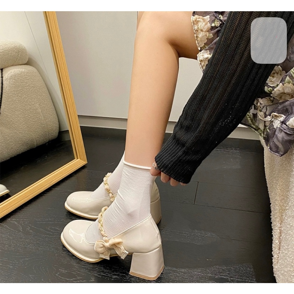 Giày Cao Gót Đế Dày Thời Trang Công Sở Thanh Lịch Cho Nữ