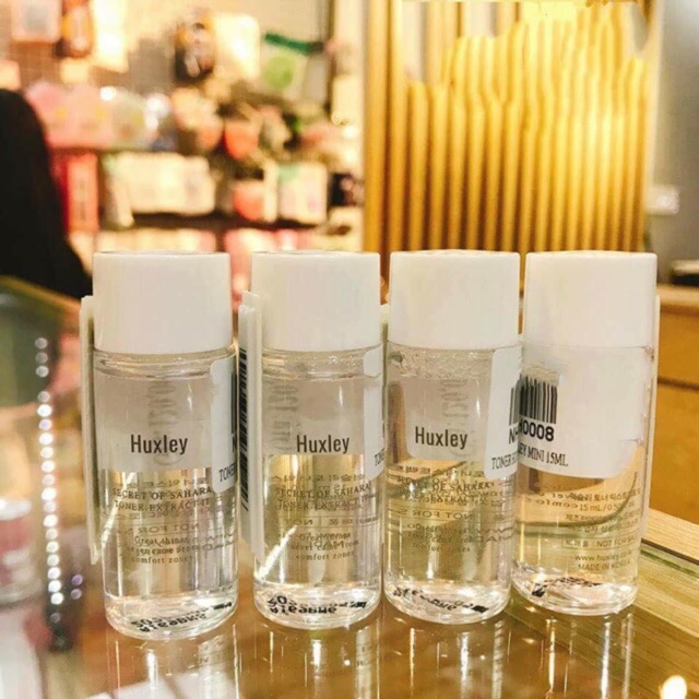 [MADE IN KOREA] Huxley Toner Nước Hoa Hồng Huxley  SECRET OF SAHARA TONER EXTRACT IT - 120ml 300ml