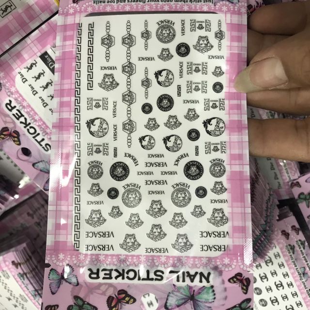 Sticker dán móng. Mua 10 tặng 2