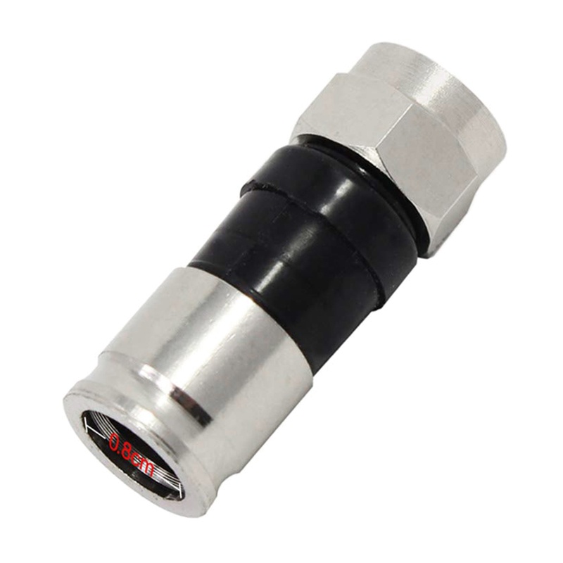 Bộ 10 Đầu Nối RG6 F Type F Kỹ Thuật Số Cho Dây Cáp Vệ Tinh Sky Satellite