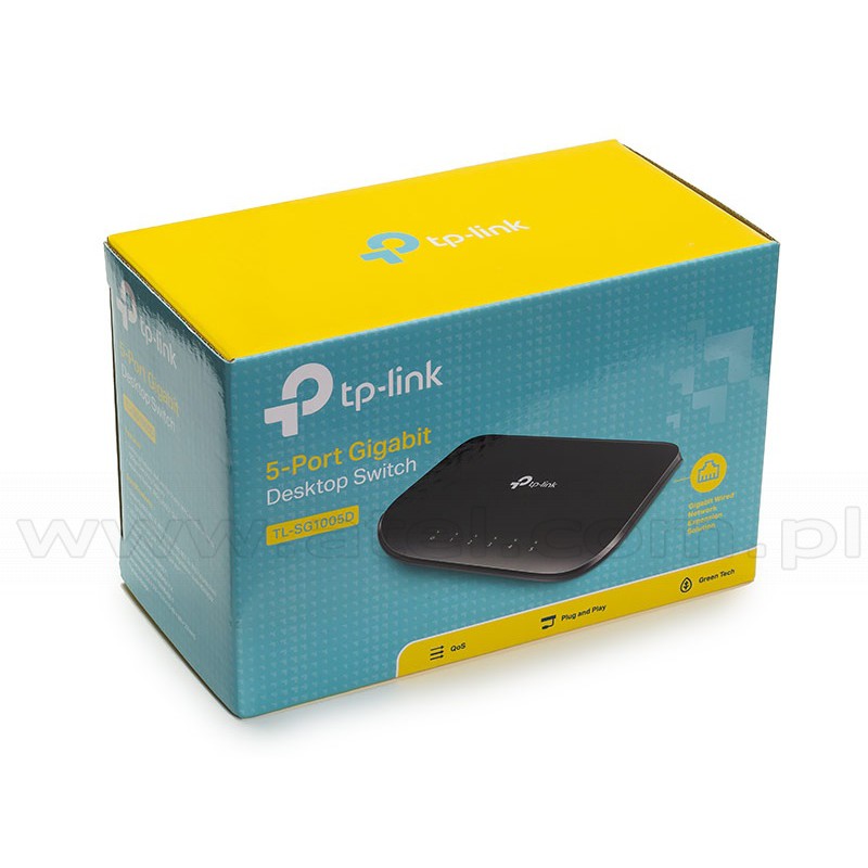 Switch 5 Port Gigabit Chia Mạng LAN TP-Link TL-SG1005D 10/100/1000Mbps 5 Cổng tốc độ cao