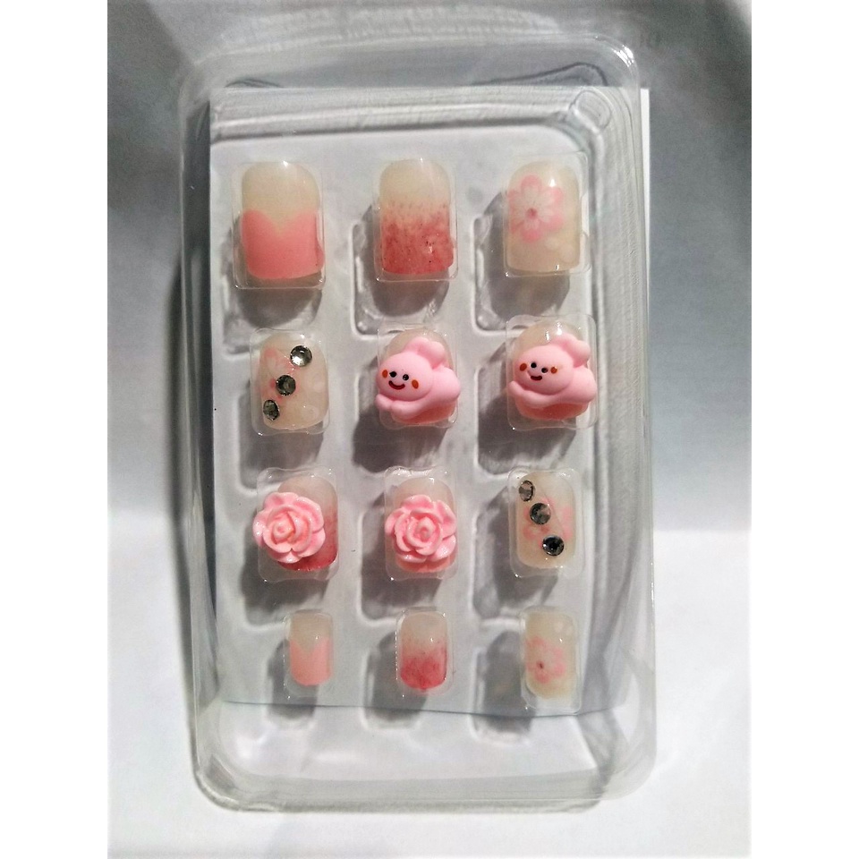 HÀNG MỚI VỀ - Bộ Dán Móng Tay Nổi 3D Cho Bé Gái Xinh Xắn - Ngộ Ngĩnh - Đáng Yêu