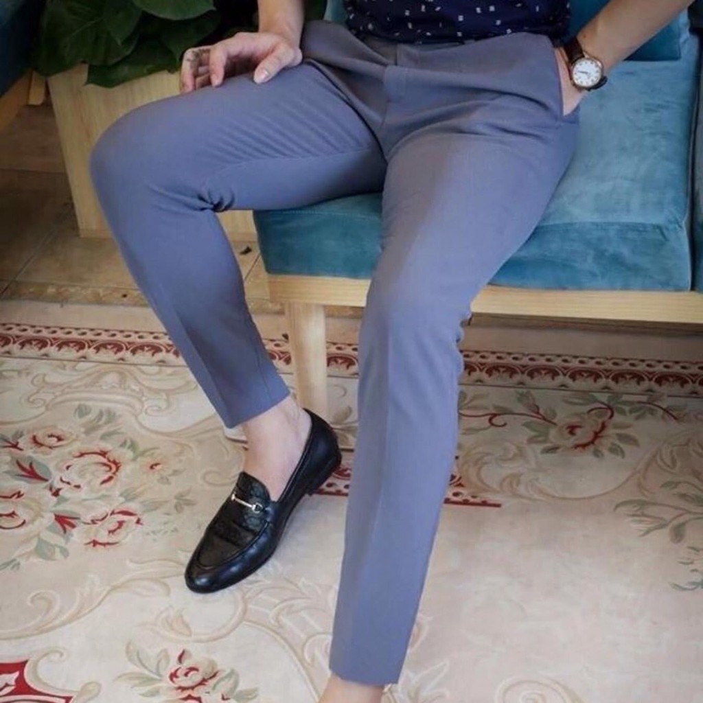 [Duy nhất hôm nay] Combo 3 món quần âu +áo sơ mi đóng hộp + ví da sang trọng