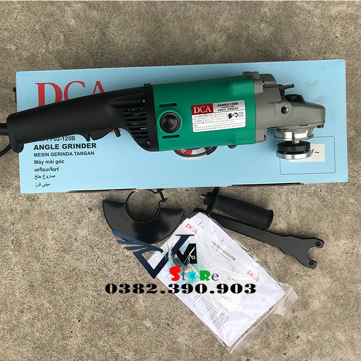 Máy mài góc - Máy mài góc DCA ASM02-125B- máy mài DCA ASM