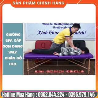 GIƯỜNG MASSAGE TRỊ LIỆU - ​SPA GẤP GỌN HL3