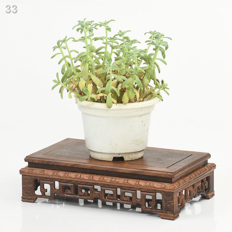 Wenge gỗ gụ chạm khắc bình thủ công mỹ nghệ Tượng phật bằng đá lẻ ấm trà bonsai Wenwan khay rắn