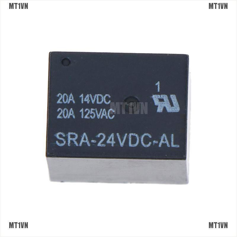 Rơ le 4 chân SRA-05VDC-AL SRA-12VDC-AL SRA-24VDC-AL 5V 12V 24V 20A T74