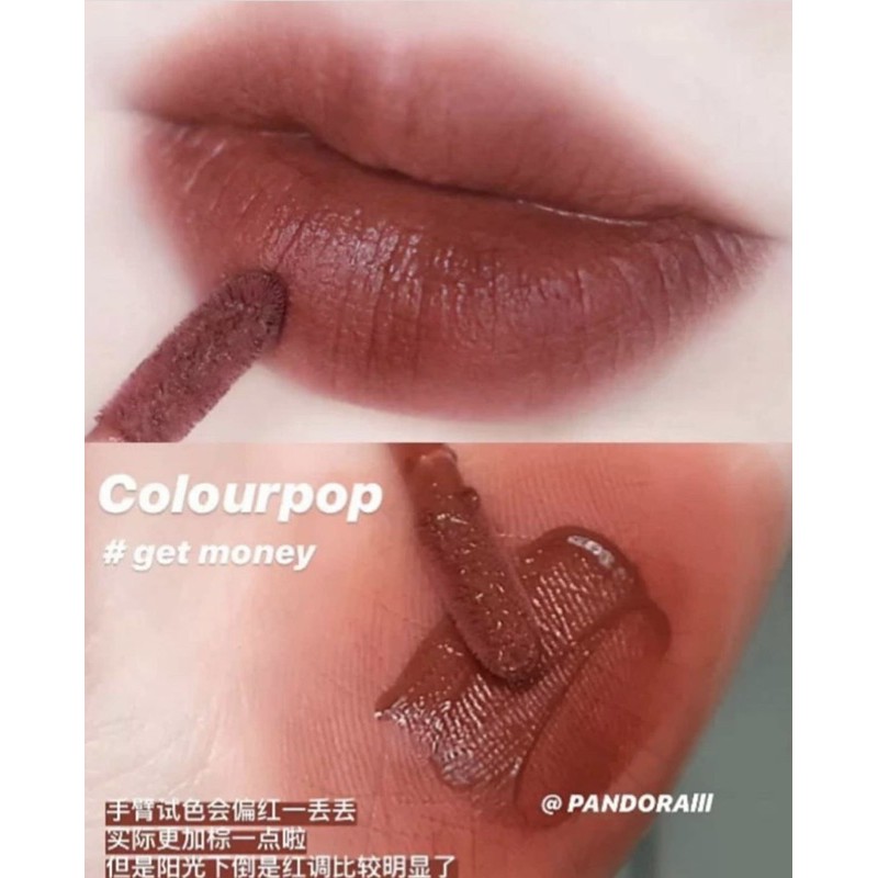 [BILL COLOURPOP] Son kem Colourpop Lux Lipstick Get Money đỏ nâu siêu đẹp chất velvet mềm môi trang điểm đi học đi làm