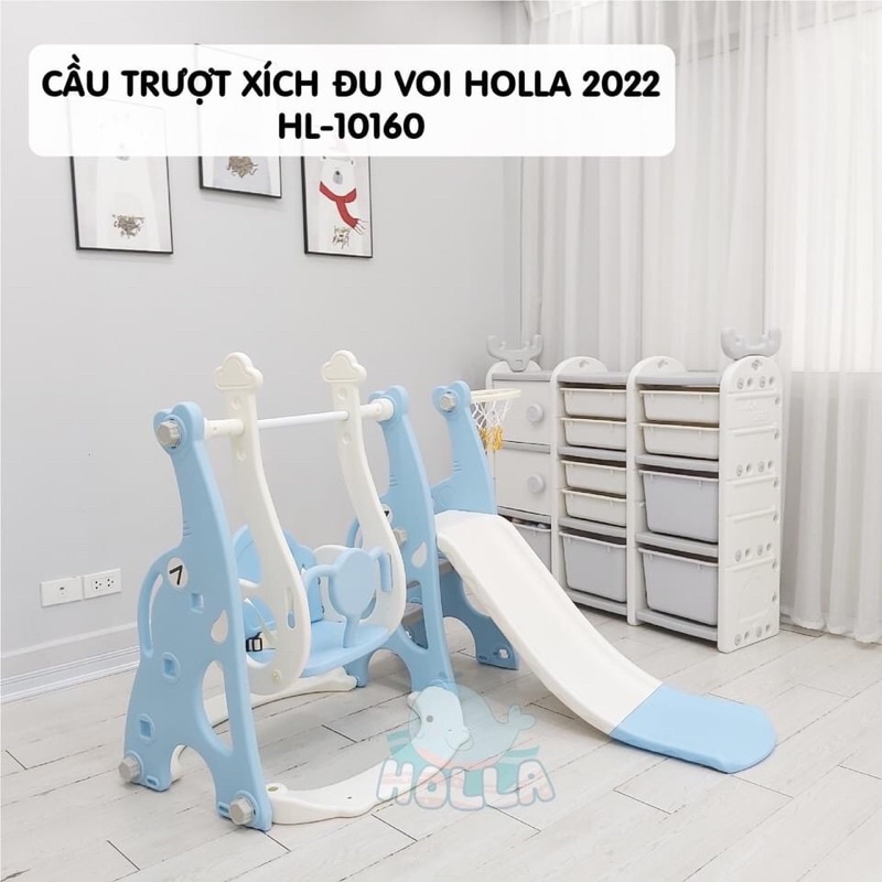 Cầu trượt xích đu tên lửa/voi Holla