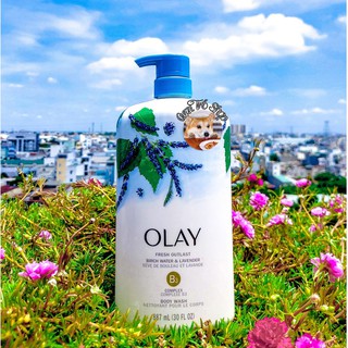 Sữa tắm Olay Lavender - Olay chai vòi 887ml