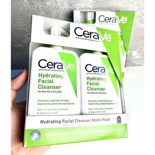 Sữa rửa mặt Cerave cho da khô bản Mỹ 355ml