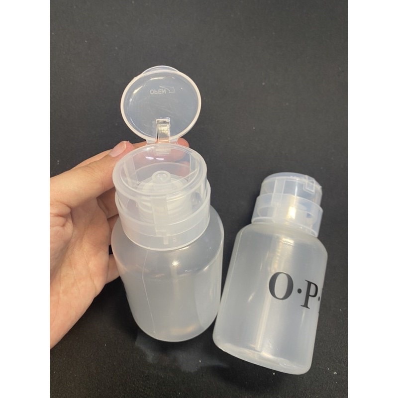 Bình nhấn OPI -đựng axiton ,đựng nước lau gel, Bình Đựng Nước Rửa Móng, Cồn - Acetone 250ml