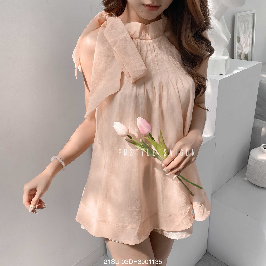 Áo yếm nơ cổ có lót ulzzang thời trang nữ Fmstyle Saigon 21SU03DH3001 | BigBuy360 - bigbuy360.vn