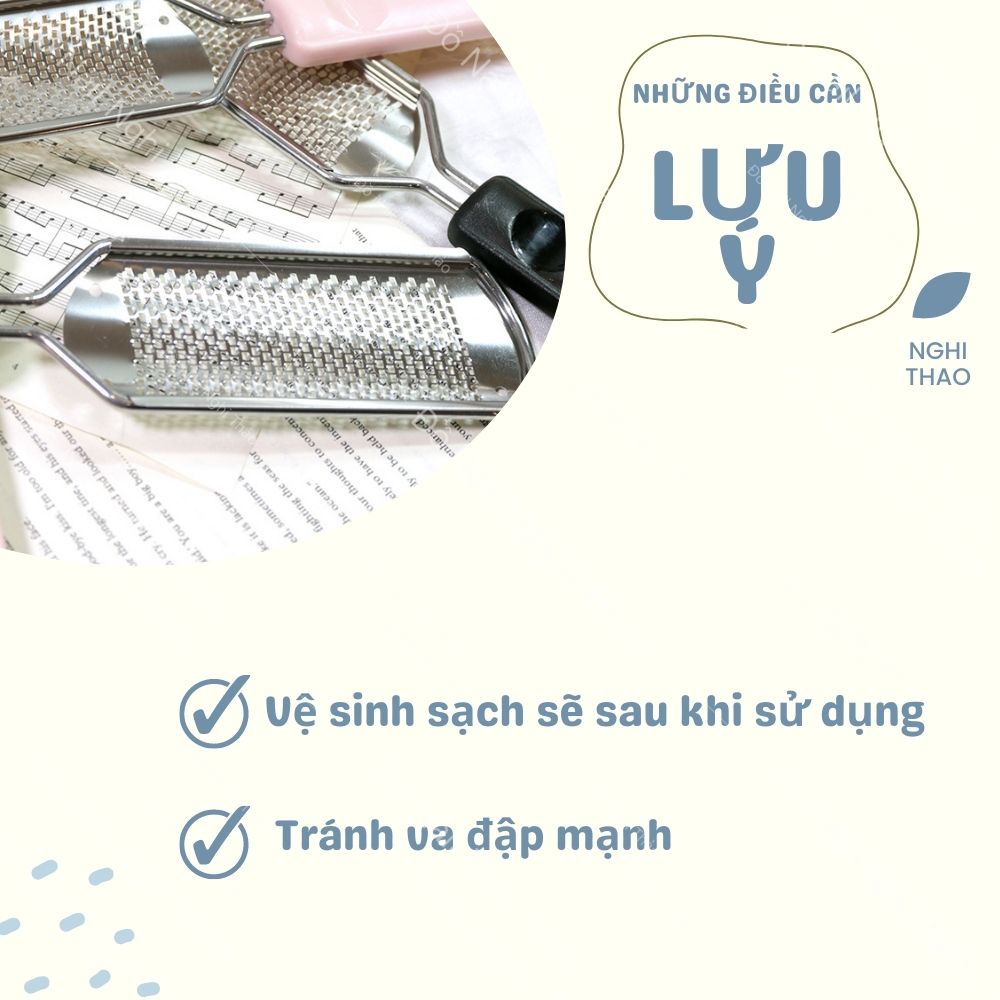 Dụng cụ chà gót chân inox