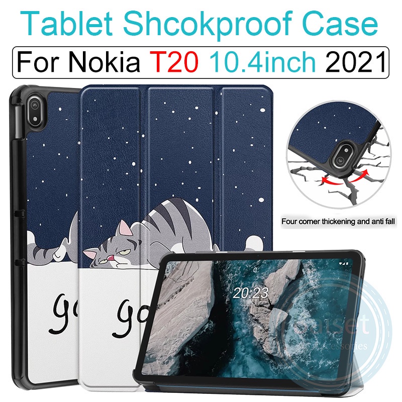 Bao da PU cho máy tính bảng Nokia T20 10.4inch 2021