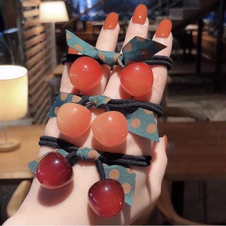 set 2 cột tóc trái cherry