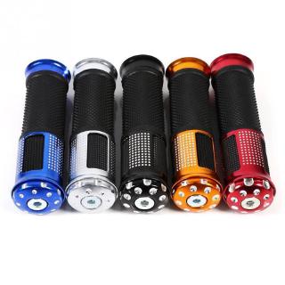 Bộ 1 cặp tay nắm chất liệu cao su tích hợp nhôm CNC cho ghi đông xe máy 7/8"