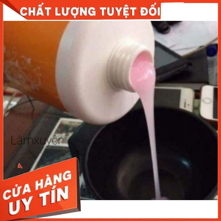 CHAI NHỎ 50ML Phủ lụa Collagen tươi QL8x_ làm bóng tóc pha hóa chất uốn duỗi nhuộm hấp dầu tại nhà phục hồi giữ màu tóc.