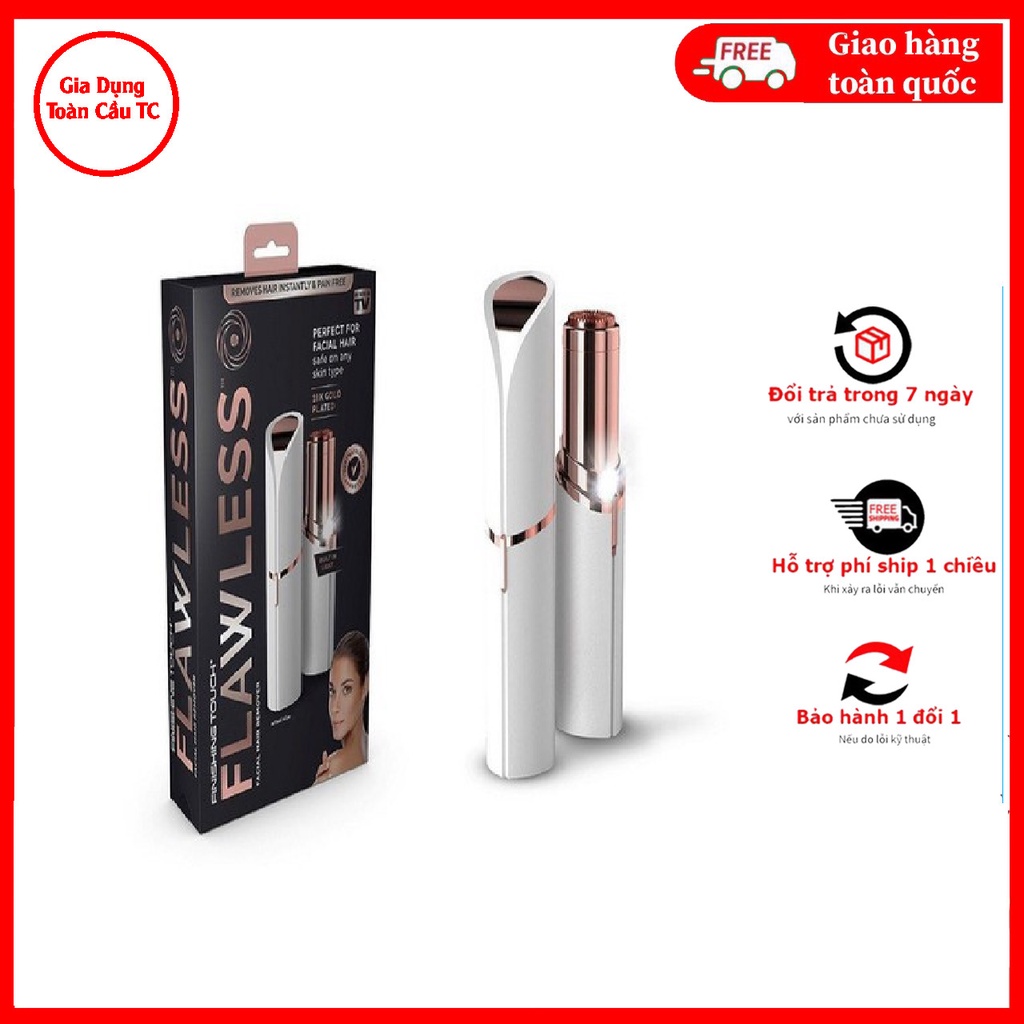 (Hàng Mới Về) Máy Cạo Tẩy Lông Finishing Touch Flawless, Máy Cạo Lông Mini Hình Son Môi Sạc Điện Cho Nữ Tiện Lợi