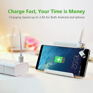 CABLE USB SANG 2 ĐẦU MICRO USB UGREEN 20749